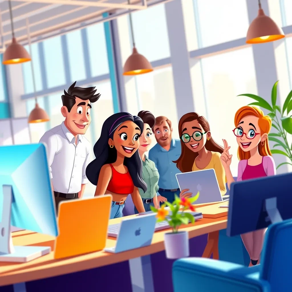 A photorealistic image showing a hand interacting with a mobile phone screen. The phone displays a website with a prominent, brightly colored call-to-action button, making it easy to tap for the user.